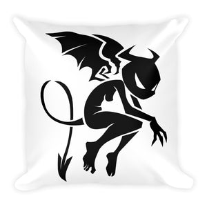 Lil Demon Mirrored Images Pillow (Right)
